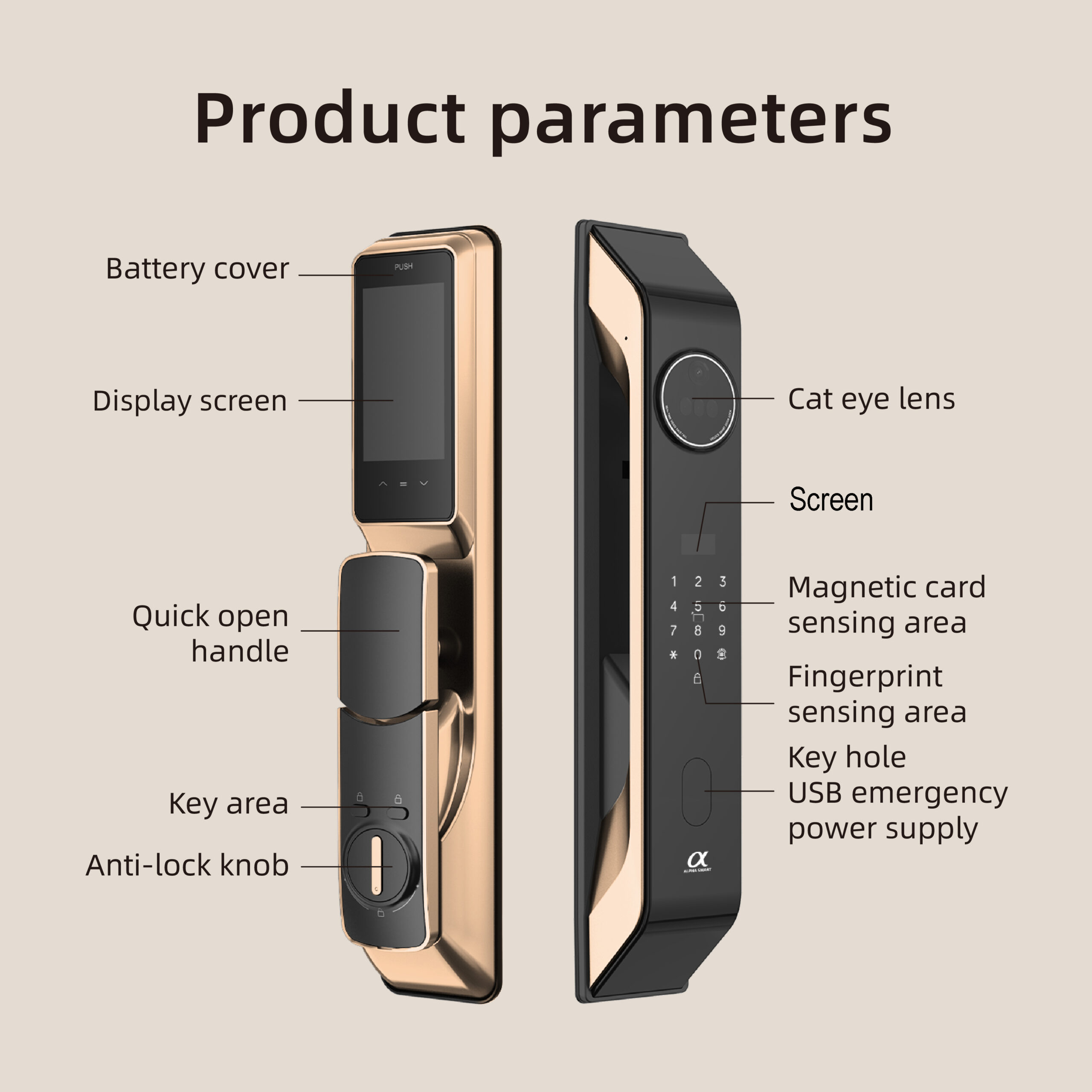 Alpha Smart Lock S11 - Image 3