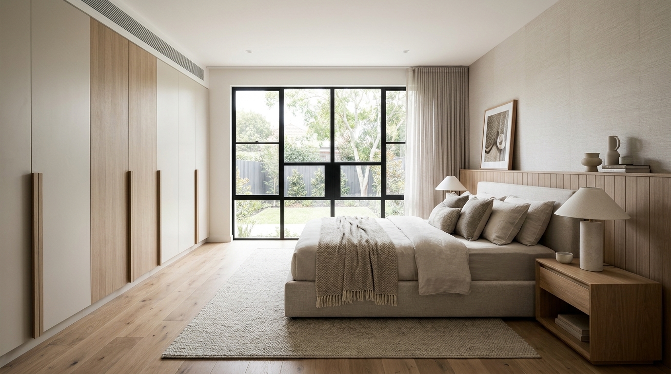 house renovations Sydney modern bedroom design