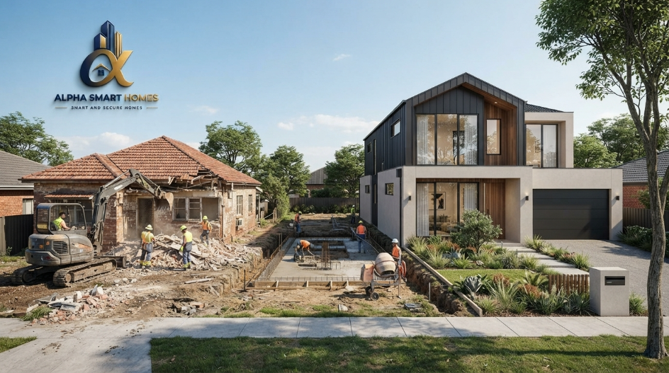 knock down rebuild process